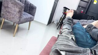 My stepsister comes home late from a party and gets fucked in exchange for not telling