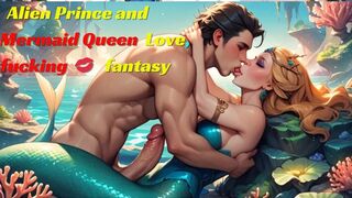 Alien Prince and the Mermaid Queen — Love Across Two Worlds fantasy