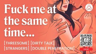 ASMR Audio Porn: Threesome MMF with Strangers in an Open Relationship – DP —  Anal Sex & Dirty Talk – Erotic Audio