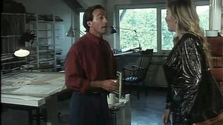 Moana Pozzi —  the Architect and His Secretary: Threesome Fuck in the Office