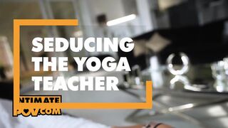 POV - cum lovers Shalina Devine and Sasha Rose in yoga trio