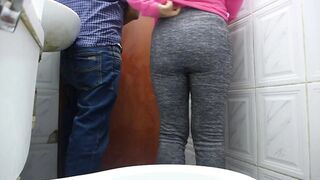 Sex Interrupted in Rental Bathroom