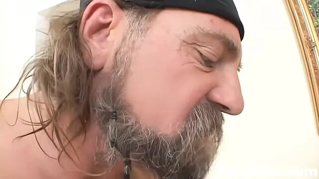 Three guys use big girl Payton in nasty gang bang