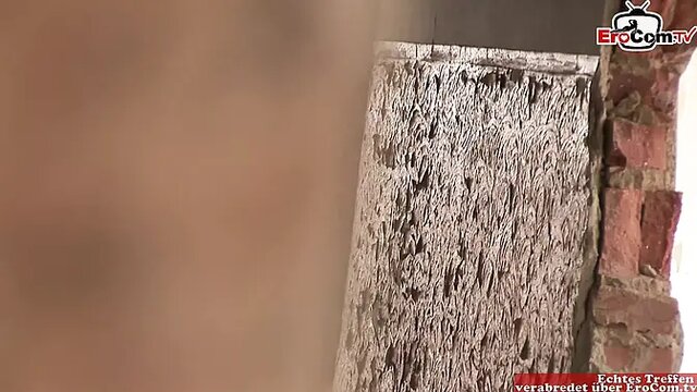 Curvy brunette teen receives analed and loves it in outdoor MMF threesome