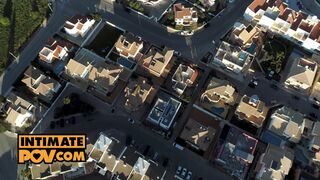 POV - Petite blonde Tiffany Tatum rides you like a horny slut