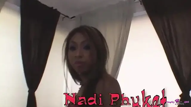 Dark Tanned Asian Vixen Nadi Phuket Takes a Facial After a Wild Butthole Drilling