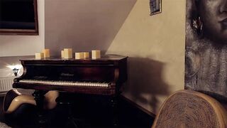 Erotic Massage and Ass Fucking in Romantic Atmosphere for Two Young Guys