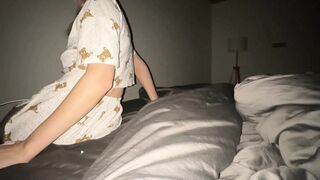 Just an hour ago I treated her to cake for the first time in a cafe, but now I can smell the smell of cake coming from her ass.