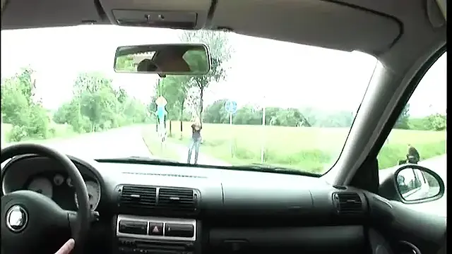 Natural Busty Girl Fucked Outside