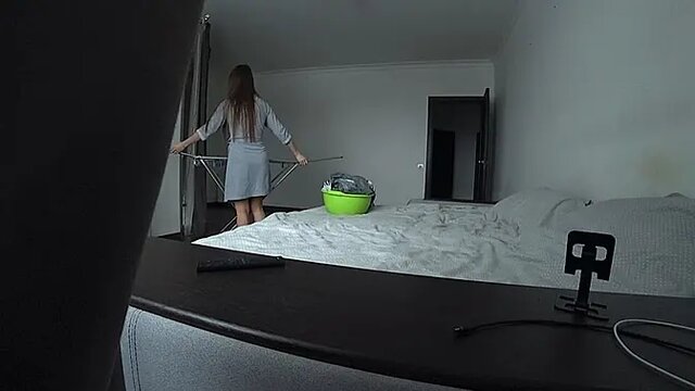 Cheating wife gets fucked by husband's friend at home