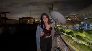 I met her in the park and pounded her on the building's staircase