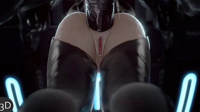 Swallowing huge cock in her tight anus - hot and intense doggy style