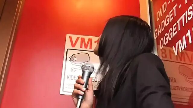 Italian casting show stars huge shaft and big tits